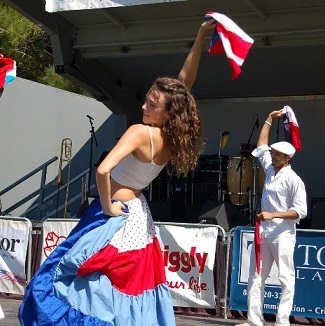 Image of dance performance at Latin American Festival